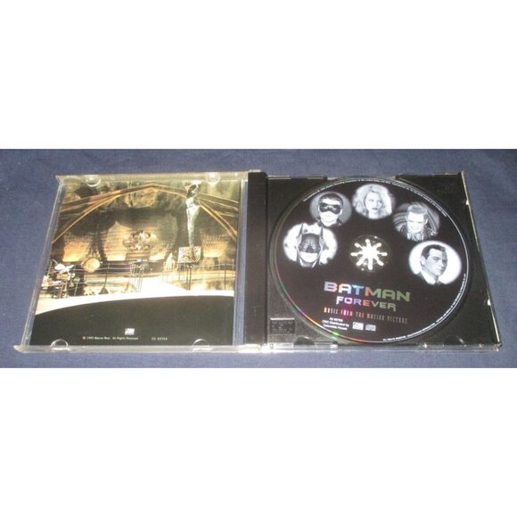 Batman Forever Motion Picture Soundtrack (CD, 1995, Various Artists) - Picture 2 of 3
